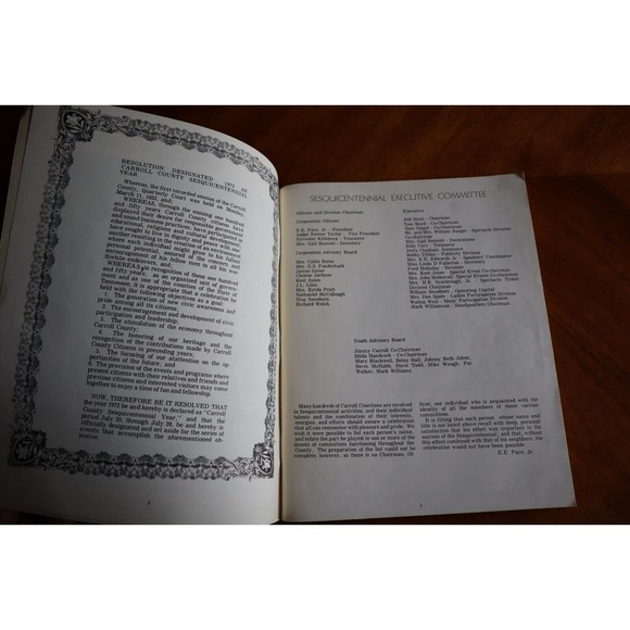 Caroll County Tennessee History 1822 1972 150th Sesquicentennial Booklet Illustr - Picture 5 of 10